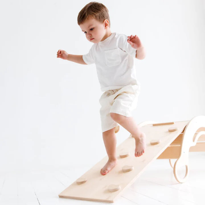 Arche Montessori en bois  + planche double face