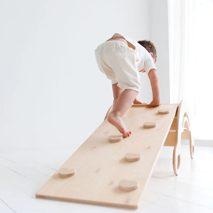 Arche Montessori en bois  + planche double face