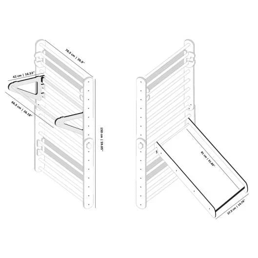 Mur d’escalade modulable - Triangle Pikler