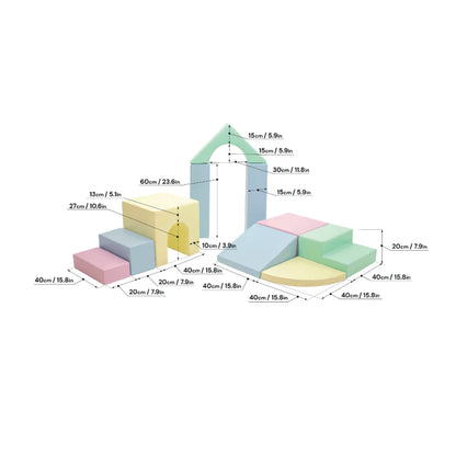 Module de motricité "Château" - 5 couleurs disponibles